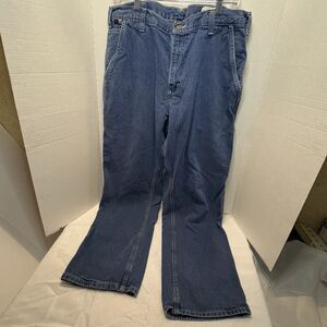 Vintage Men's Carhartt Flame Resistant Carpenter Jeans 34x30 arc2 NPPA 2112